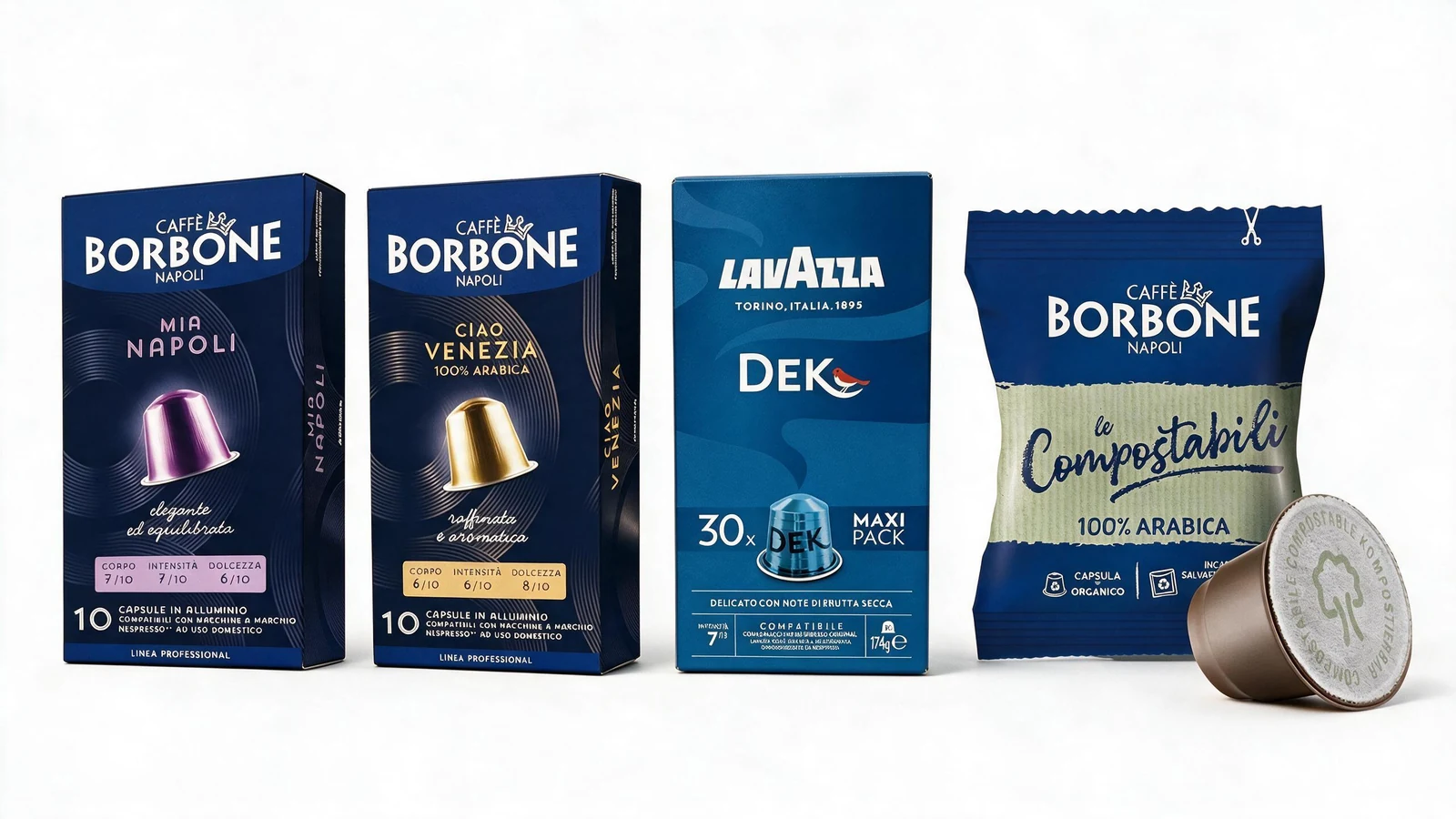 Confronto capsule alluminio e compostabili